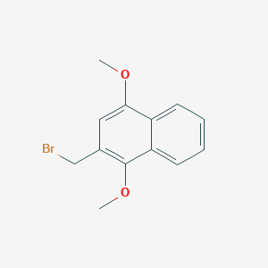 molecular formula C₁₃H₁₃BrO₂ B1144512 2-(溴甲基)-1,4-二甲氧基萘 CAS No. 79971-24-7