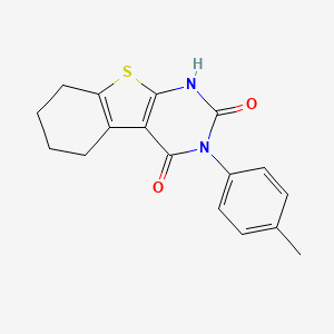 3-(4-methylphenyl)-5,6,7,8-tetrahydro[1]benzothieno[2,3-d]pyrimidine-2,4(1H,3H)-dione