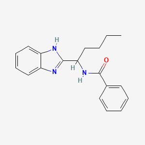 N-[1-(1H-benzimidazol-2-yl)pentyl]benzamide