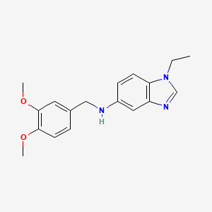 N-(3,4-dimethoxybenzyl)-1-ethyl-1H-benzimidazol-5-amine