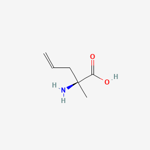 B1144519 (S)-2-Amino-2-methylpent-4-enoic acid CAS No. 16820-25-0