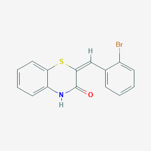 (2E)-2-(2-bromobenzylidene)-2H-1,4-benzothiazin-3(4H)-one