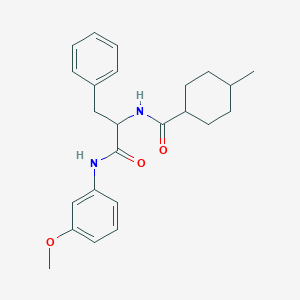 N-(3-methoxyphenyl)-Nalpha-[(4-methylcyclohexyl)carbonyl]phenylalaninamide