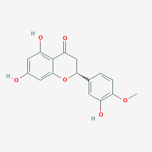 molecular formula C₁₆H₁₄O₆ B1144529 5,7-Dihydroxy-2-(3-hydroxy-4-methoxyphenyl)chroman-4-one CAS No. 24604-97-5