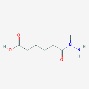 molecular formula C₇H₁₄N₂O₃ B1144532 6-(1-Methylhydrazinyl)-6-oxohexanoic acid CAS No. 1207956-09-9