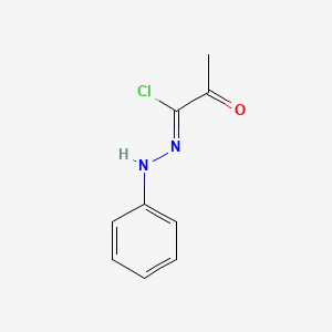 molecular formula C9H9ClN2O B1144536 1-氯-1-(2-苯基腙基)丙酮 CAS No. 18440-58-9