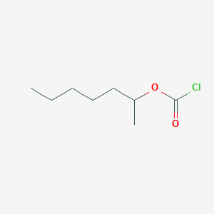 molecular formula C₈H₁₅ClO₂ B1144542 Heptan-2-yl carbonochloridate CAS No. 290819-03-3