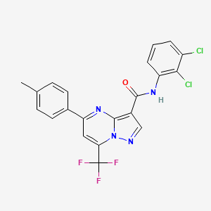 N-(2,3-dichlorophenyl)-5-(4-methylphenyl)-7-(trifluoromethyl)pyrazolo[1,5-a]pyrimidine-3-carboxamide