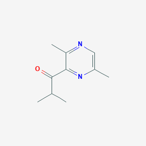 B114456 1-(3,6-Dimethylpyrazin-2-yl)-2-methylpropan-1-one CAS No. 145984-66-3