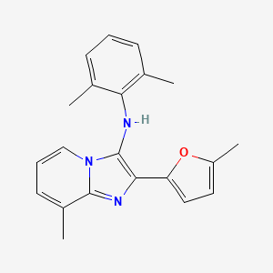 N-(2,6-dimethylphenyl)-8-methyl-2-(5-methylfuran-2-yl)imidazo[1,2-a]pyridin-3-amine