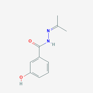 3-hydroxy-N'-(propan-2-ylidene)benzohydrazide