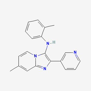 7-methyl-N-(2-methylphenyl)-2-(pyridin-3-yl)imidazo[1,2-a]pyridin-3-amine