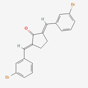 2,5-Bis(3-bromobenzylidene)cyclopentanone