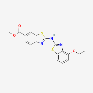 Methyl 2-[(4-ethoxy-1,3-benzothiazol-2-yl)amino]-1,3-benzothiazole-6-carboxylate