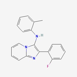 2-(2-fluorophenyl)-N-(2-methylphenyl)imidazo[1,2-a]pyridin-3-amine