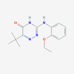 6-tert-butyl-3-[(2-ethoxyphenyl)amino]-1,2,4-triazin-5(4H)-one