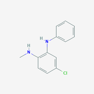 molecular formula C₁₃H₁₃ClN₂ B1144621 Diphenylamine, 5-chloro-2-methylamino CAS No. 68406-48-4