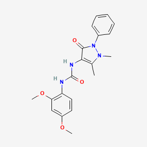 1-(2,4-dimethoxyphenyl)-3-(1,5-dimethyl-3-oxo-2-phenyl-2,3-dihydro-1H-pyrazol-4-yl)urea