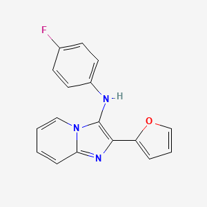 N-(4-fluorophenyl)-2-(furan-2-yl)imidazo[1,2-a]pyridin-3-amine