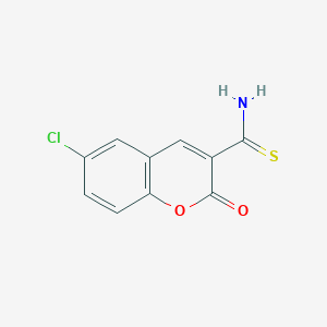 6-chloro-2-oxo-2H-chromene-3-carbothioamide