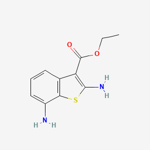 Ethyl 2,7-diamino-1-benzothiophene-3-carboxylate