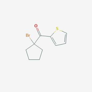 molecular formula C10H11BrOS B114467 (1-溴环戊基)-2-噻吩基酮 CAS No. 94139-04-5