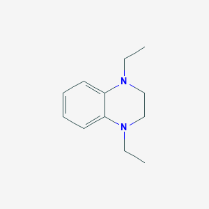 molecular formula C₁₂H₁₈N₂ B1144689 1,4-二乙基-1,2,3,4-四氢喹喔啉 CAS No. 72119-43-8