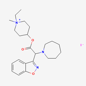 molecular formula C₂₅H₃₉IN₂O₂ B1144690 Beperidium Iodide CAS No. 86434-57-3
