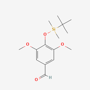 molecular formula C₁₅H₂₄O₄Si B1144691 3,5-Dimethoxy-4-(tert-butyldimethylsiloxy)benzaldehyde CAS No. 106852-80-6