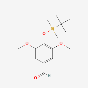 molecular formula C₁₅H₂₄O₄Si B1144691 4-叔丁基二甲基硅氧基-3,5-二甲氧基苯甲醛 CAS No. 106852-80-6