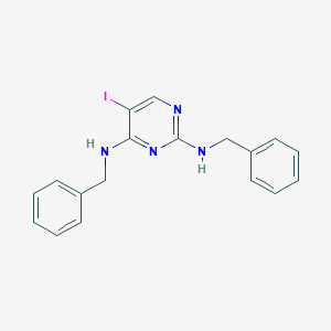 molecular formula C₁₈H₁₇IN₄ B1144692 N2,N4-Dibenzyl-5-iodopyrimidine-2,4-diamine CAS No. 1193570-17-0