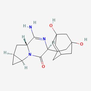 molecular formula C₁₈H₂₅N₃O₃ B1144701 Unii-xjs56A8gyf CAS No. 1429782-93-3