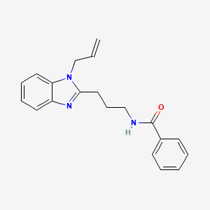 N-{3-[1-(prop-2-en-1-yl)-1H-benzimidazol-2-yl]propyl}benzamide