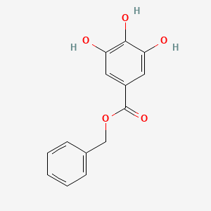 molecular formula C₁₄H₁₂O₅ B1144707 3,4,5-Trihydroxybenzoic acid benzyl ester CAS No. 50888-96-5