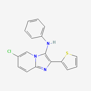 6-chloro-N-phenyl-2-(thiophen-2-yl)imidazo[1,2-a]pyridin-3-amine