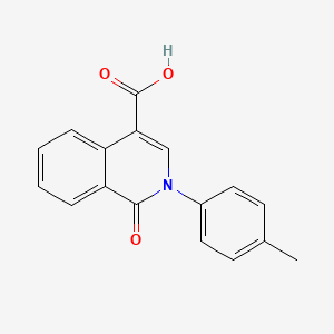 molecular formula C17H13NO3 B11447300 2-(4-Methylphenyl)-1-oxo-1,2-dihydroisoquinoline-4-carboxylic acid 