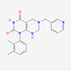 1-(2,3-dimethylphenyl)-2-hydroxy-6-(pyridin-3-ylmethyl)-5,6,7,8-tetrahydropyrimido[4,5-d]pyrimidin-4(1H)-one