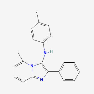 5-methyl-N-(4-methylphenyl)-2-phenylimidazo[1,2-a]pyridin-3-amine