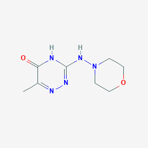 6-Methyl-3-(morpholin-4-ylamino)-1,2,4-triazin-5-ol