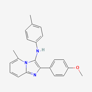 2-(4-methoxyphenyl)-5-methyl-N-(4-methylphenyl)imidazo[1,2-a]pyridin-3-amine