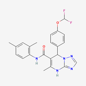 7-[4-(difluoromethoxy)phenyl]-N-(2,4-dimethylphenyl)-5-methyl-4,7-dihydro[1,2,4]triazolo[1,5-a]pyrimidine-6-carboxamide