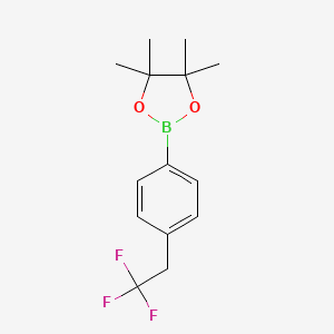 4,4,5,5-Tetramethyl-2-(4-(2,2,2-trifluoroethyl)phenyl)-1,3,2-dioxaborolane