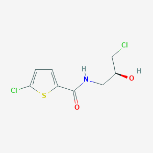 5-chloro-N-[(2S)-3-chloro-2-hydroxypropyl]thiophene-2-carboxamide