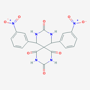 7,11-Bis(3-nitrophenyl)-2,4,8,10-tetraazaspiro[5.5]undecane-1,3,5,9-tetrone