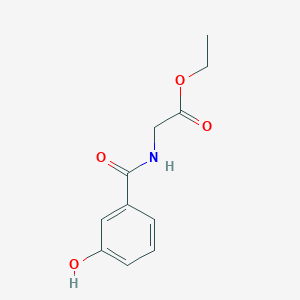 ethyl 2-[(3-hydroxybenzoyl)amino]acetate