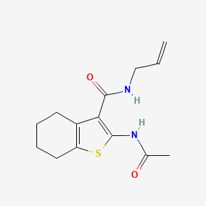 2-Acetamido-N-(prop-2-EN-1-YL)-4,5,6,7-tetrahydro-1-benzothiophene-3-carboxamide