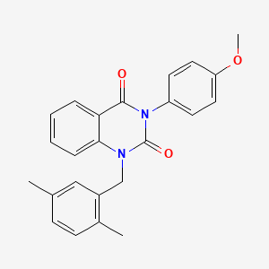 1-(2,5-dimethylbenzyl)-3-(4-methoxyphenyl)quinazoline-2,4(1H,3H)-dione