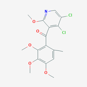 3-(2,3,4-Trimethoxy-6-methylbenzoyl)-4,5-dichloro-2-methoxypyridine