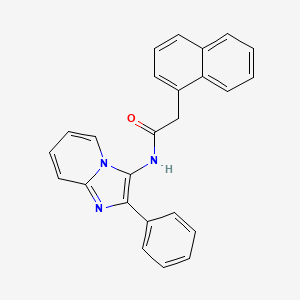 2-(Naphthalen-1-YL)-N-{2-phenylimidazo[1,2-A]pyridin-3-YL}acetamide