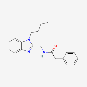 N-[(1-butyl-1H-benzimidazol-2-yl)methyl]-2-phenylacetamide